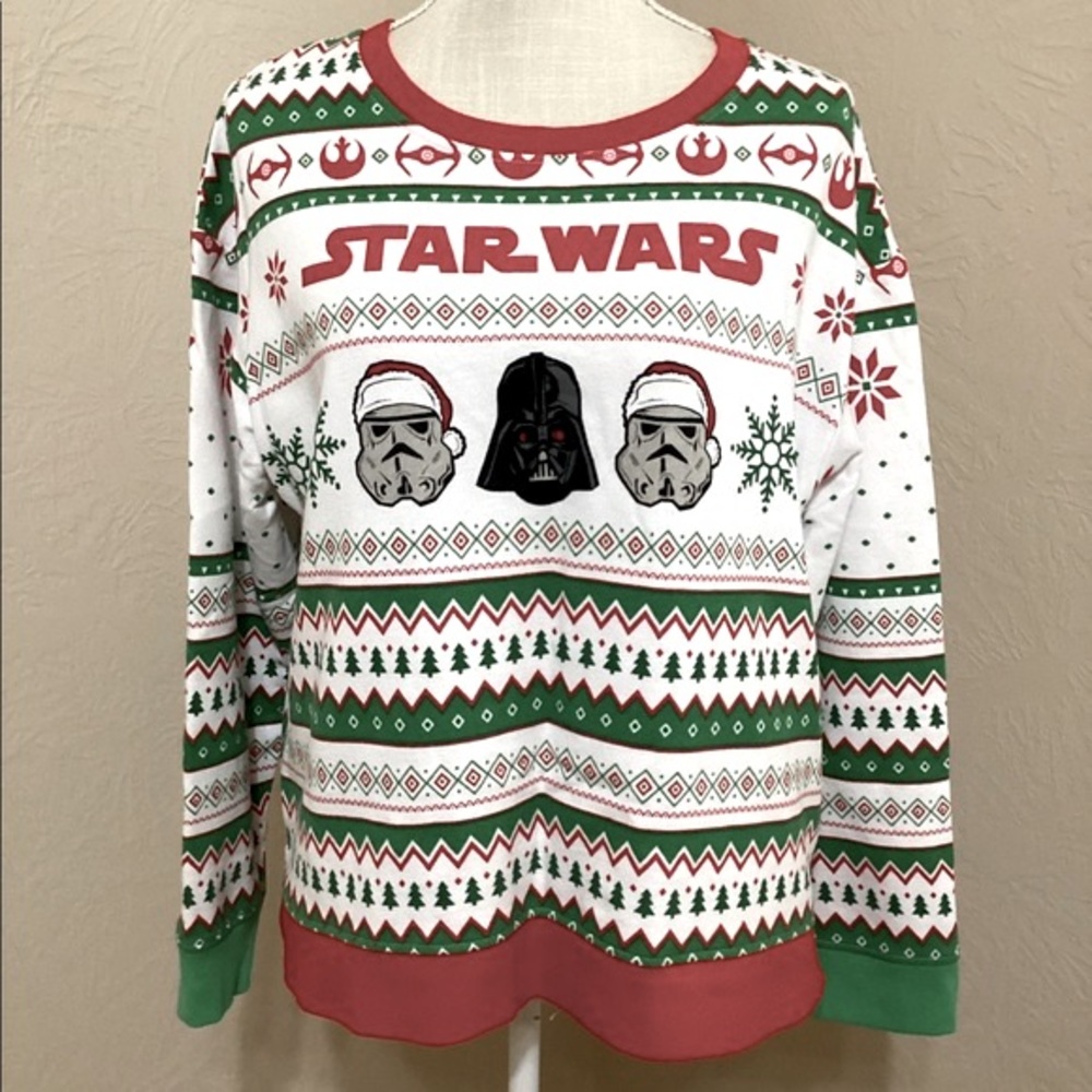 🌱 Star Wars Holiday Sweatshirt | size XL